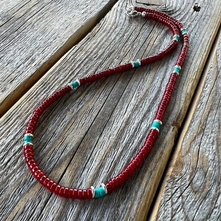 Turquoise & Coral Necklaces