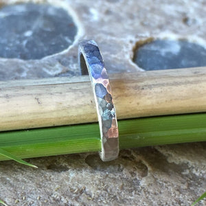 Corbin Hammered Silver Ring by David Tishbi Objects of Beauty 