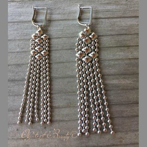 Darling Dangles SG Liquid Silver Earrings Earrings Sergio Gutierrez Liquid Metal Jewelry 