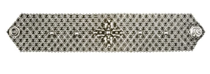 Dawn SG Liquid Silver Bracelet Mesh Bracelets Sergio Gutierrez Liquid Metal Jewelry 