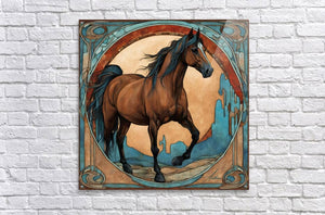 Desert Messenger | Andrea Record Fine Art | Yellowstone Spirit Southwestern Collection Painting Print Andrea Record Fine Art 