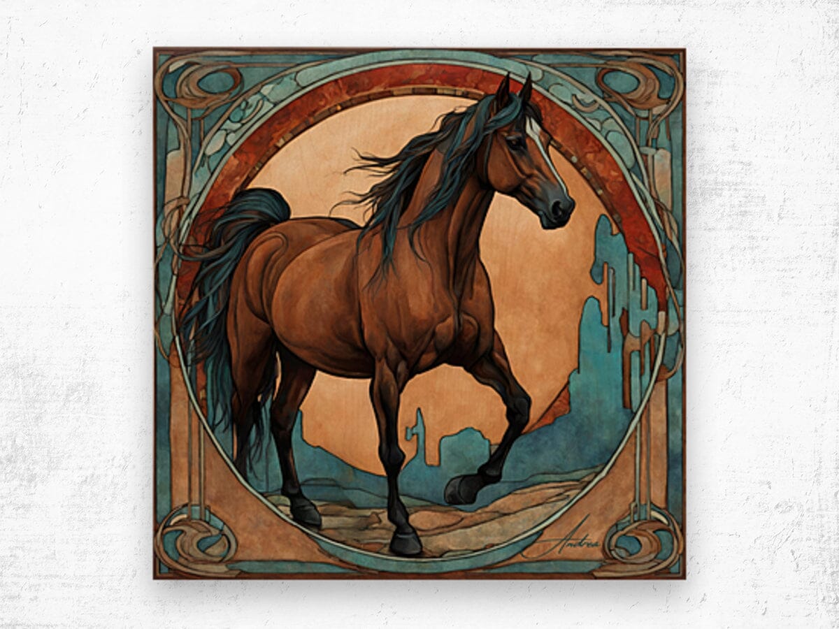 Desert Messenger | Andrea Record Fine Art | Yellowstone Spirit Southwestern Collection Painting Print Andrea Record Fine Art 