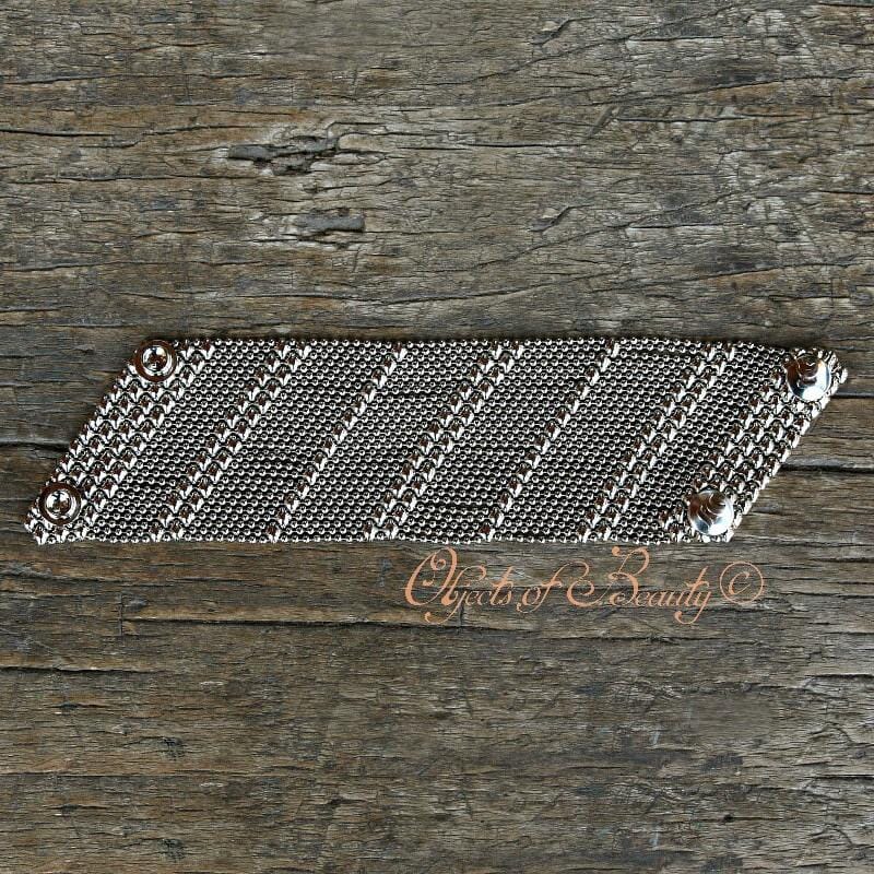 Diagonal Dream SG Liquid Metal Bracelet Bracelets Sergio Gutierrez Liquid Metal Jewelry 