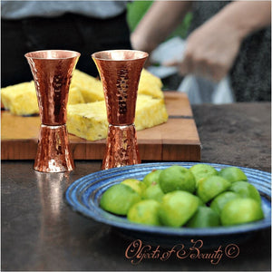 Double-Sided Copper Jigger by Sertodo | Yellowstone Spirit Southwestern Collection Copper Barware Sertodo Copper 