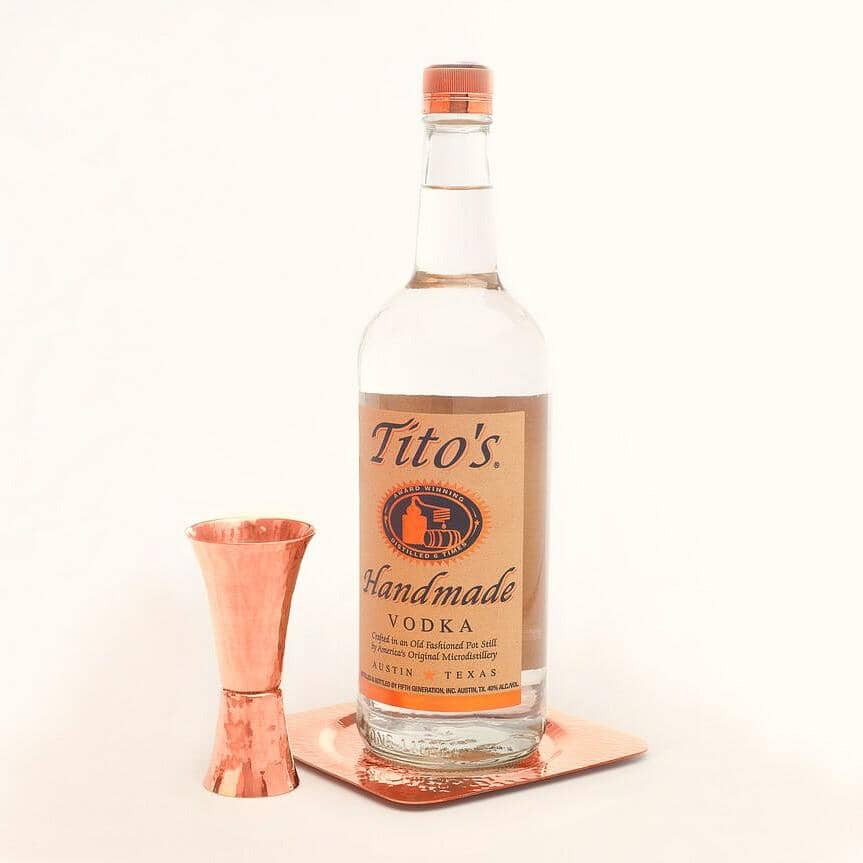 Double-Sided Copper Jigger by Sertodo | Yellowstone Spirit Southwestern Collection Copper Barware Sertodo Copper 