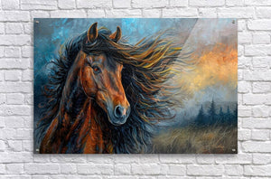 Electra Bay Morgan Print | Andrea Record Fine Art | Yellowstone Spirit Southwestern Collection Painting Print Objects Of Beauty Southwest 