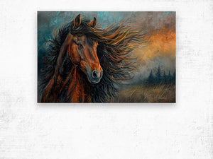 Electra Bay Morgan Print | Andrea Record Fine Art | Yellowstone Spirit Southwestern Collection Painting Print Objects Of Beauty Southwest 