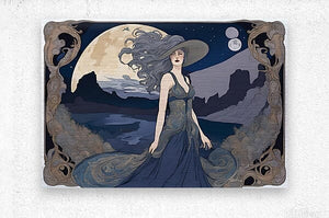 Elegant Outing Objects of Beauty Brushed Metal Print 8x5inches (21x13cm) 