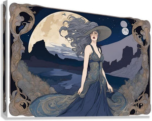 Elegant Outing Objects of Beauty Giclée Stretched Canvas Print 8x5inches (21x13cm) 