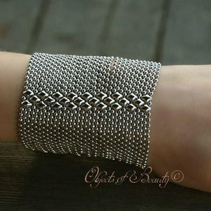 Enigma SG Liquid Silver Bracelet Bracelets Sergio Gutierrez Liquid Metal Jewelry 