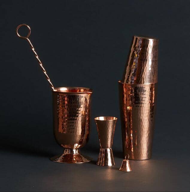 Essential Copper Mixologist Set | Sertodo Copper | Yellowstone Spirit Southwestern Collection Copper Barware Sertodo Copper 