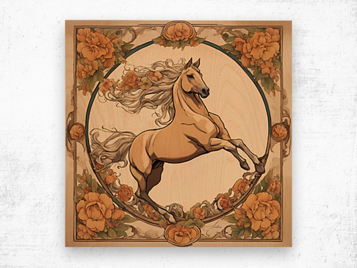 Flying Palomino | Andrea Record Fine Art | Yellowstone Spirit Southwestern Collection Painting Print Andrea Record Fine Art 