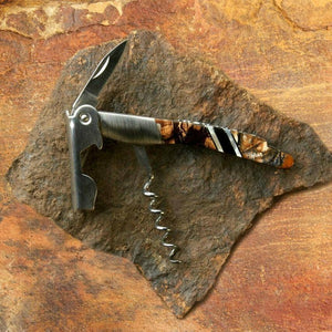 Fossilized Woolly Mammoth Corkscrew | Yellowstone Spirit Southwestern and Spirit Animal Collection Knives Santa Fe Stoneworks 