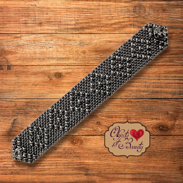 Francesca Black Chrome SG Liquid Metal Bracelet | Yellowstone Spirit liquid metal bracelet SG Liquid Metal 