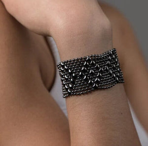 Francesca Black Chrome SG Liquid Metal Bracelet | Yellowstone Spirit liquid metal bracelet SG Liquid Metal 