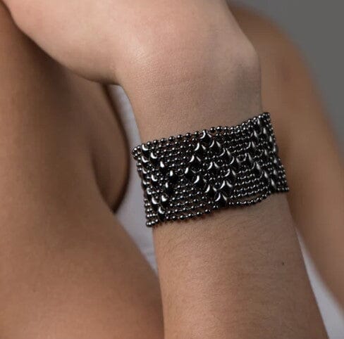 Francesca Black Chrome SG Liquid Metal Bracelet | Yellowstone Spirit liquid metal bracelet SG Liquid Metal 