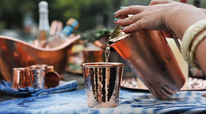 Gangotri Copper Pitcher w Lid 70 oz Copper Pitcher Sertodo Copper 