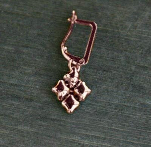 Golden Just a Splash SG Liquid Metal Earrings Earrings Sergio Gutierrez Liquid Metal Jewelry 