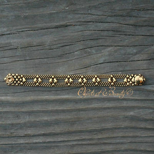 Golden Mini Echo SG Liquid Metal Bracelet Bracelets Sergio Gutierrez Liquid Metal Jewelry 