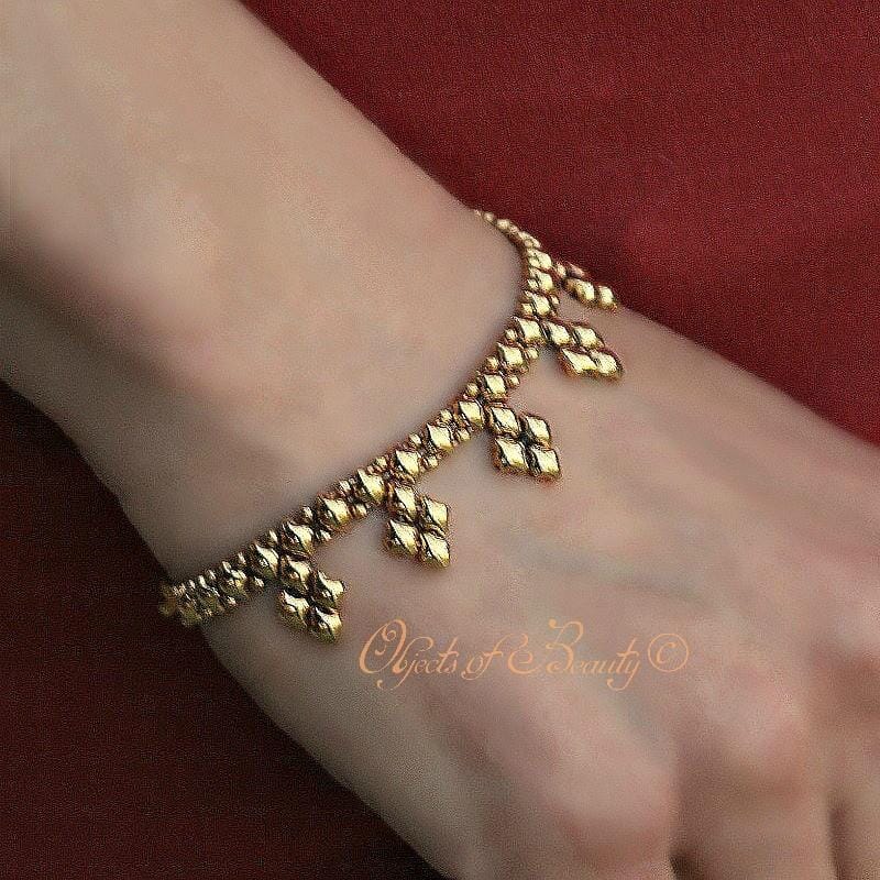 Golden Moor's Wife SG Liquid Metal Bracelet Bracelets Sergio Gutierrez Liquid Metal Jewelry 7.5" Standard Bright Gold Plate 