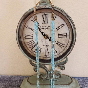 Heishi Necklace Double Strand | Yellowstone Spirit Southwestern Collection Turquoise Necklace Objects of Beauty Southwest 