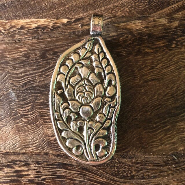 Horse w/ Curly Mane Carved Pendant Necklace | Yellowstone Spirit Southwestern and Spirit Animal & Horse Collections Charms & Pendants Objects of Beauty Southwest 