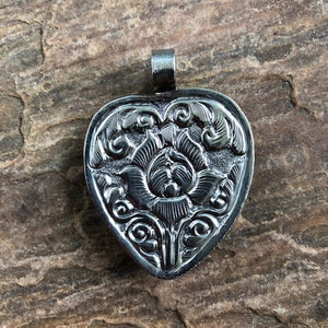 Hummingbird Heart Pendant | Spirit Animal Collection Pendant Necklace Objects of Beauty Southwest 