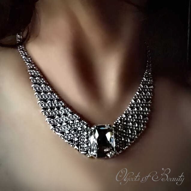 Ice Queen Necklace | Yellowstone Spirit Southwestern Collection liquid metal necklace Sergio Gutierrez Liquid Metal Jewelry 