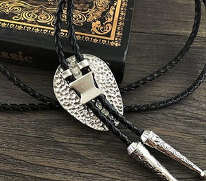 Inverse Turquoise Teardrop Bolo Tie | Yellowstone Spirit Southwestern Collection Turquoise Necklace Objects of Beauty Southwest 