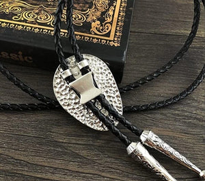 Inverse Turquoise Teardrop Bolo Tie | Yellowstone Spirit Southwestern Collection Turquoise Necklace Objects of Beauty Southwest 