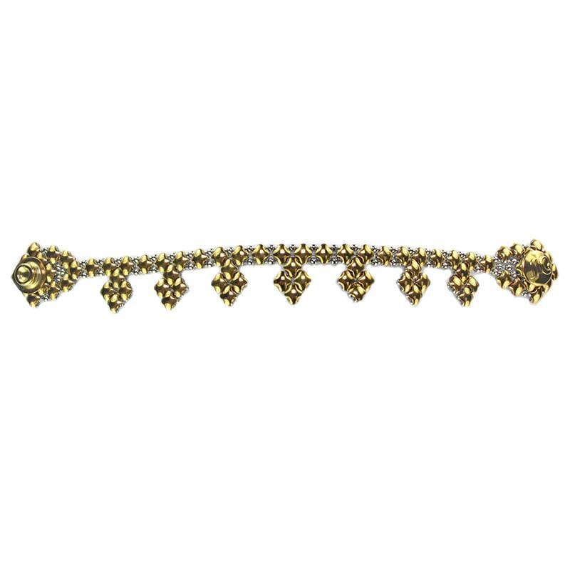 Jacqui Stainless Steel Yellow-Gold Titanium Bracelet | SG Liquid Silver Bracelets Sergio Gutierrez Liquid Metal Jewelry 