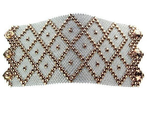 Jules Stainless Steel w Rose Titanium Bracelet | SG Liquid Metal Bracelets Objects of Beauty 