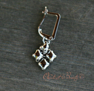 Just A Splash SG Liquid Silver Earrings Earrings Sergio Gutierrez Liquid Metal Jewelry 