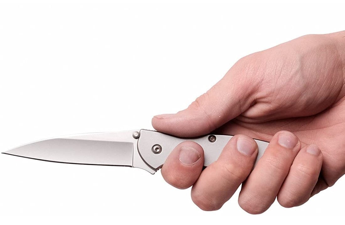 Kershaw Leek Low Profile Fast Open SS Knife | Plain Blade Knives Kershaw 