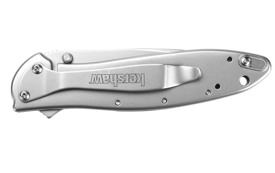 Kershaw Leek Low Profile Fast Open SS Knife | Plain Blade Knives Kershaw 