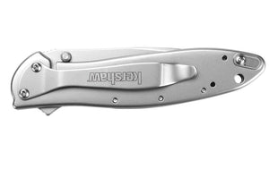 Kershaw Leek Low Profile Fast Open SS Knife | Plain Blade Knives Kershaw 