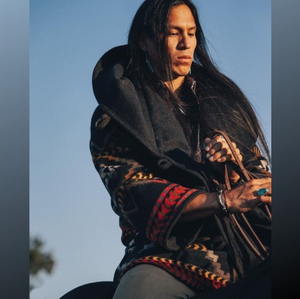 Kingman Turquoise Silver Pear Shaped Ring | Yellowstone Spirit Southwestern Collection - Turquoise Ring