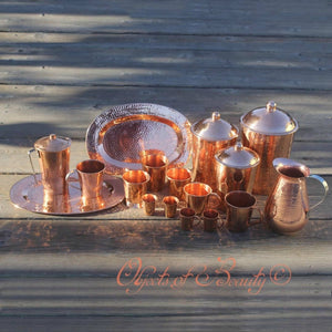 Kumran Copper Canister Set from Sertodo Copper Copper Canister Sertodo Copper 