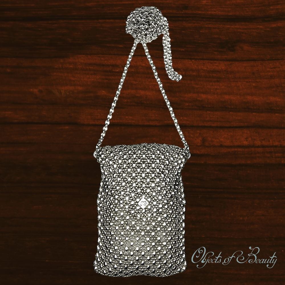 Lily Rose Mesh Bag | SG Liquid Silver Purses and Bags Sergio Gutierrez Liquid Metal Jewelry 