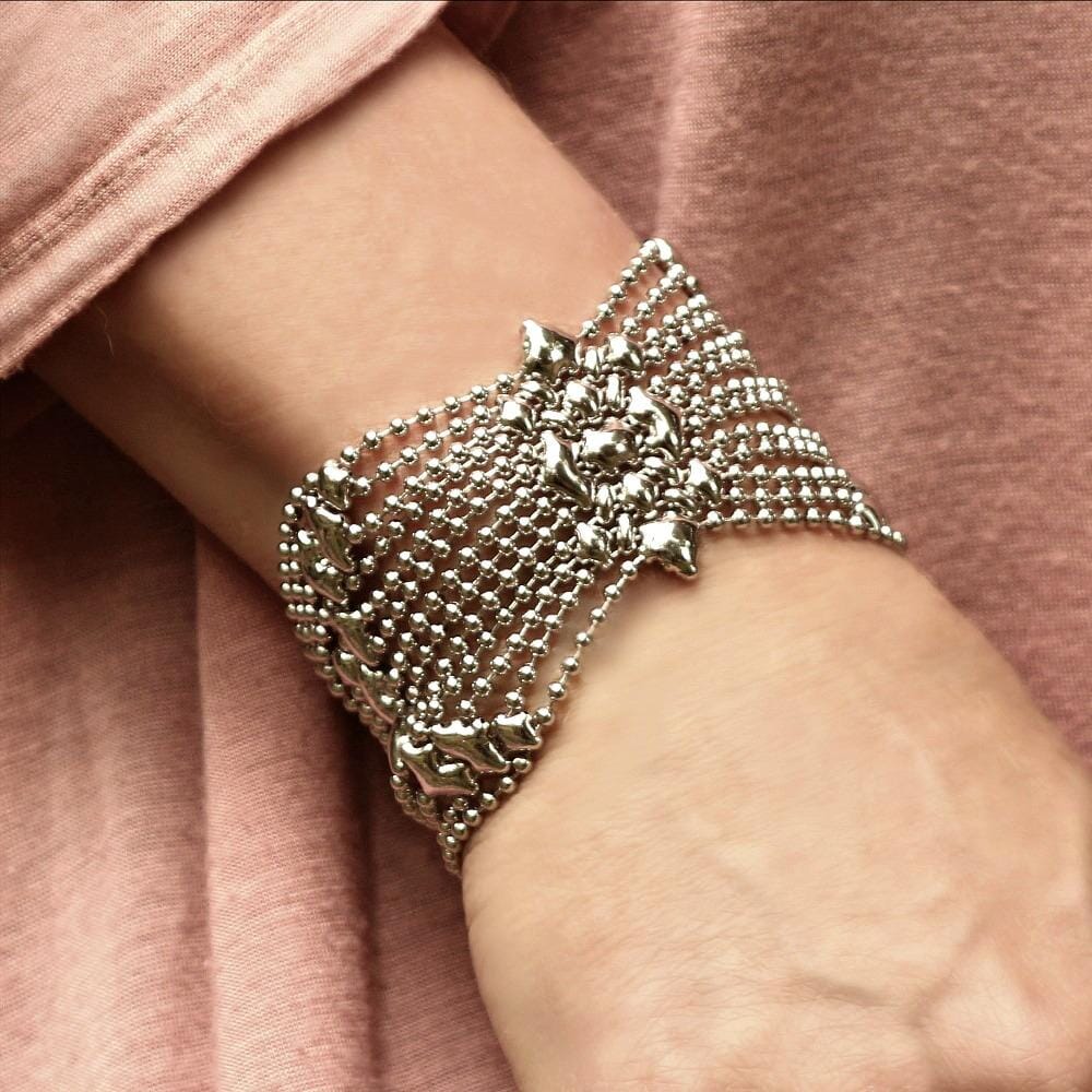 Liquid Butterfly SG Liquid Metal Bracelet Bracelets Sergio Gutierrez Liquid Metal Jewelry 