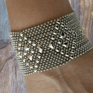 Liquid Diamond SG Liquid Metal Bracelet Bracelets Sergio Gutierrez Liquid Metal Jewelry 