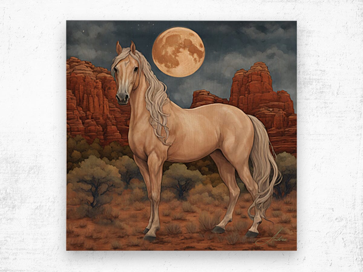 Majix Palomino | Andrea Record Fine Art | Yellowstone Spirit Southwestern Collection Painting Print Andrea Record Fine Art 