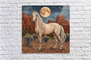 Majix Palomino | Andrea Record Fine Art | Yellowstone Spirit Southwestern Collection Painting Print Andrea Record Fine Art 