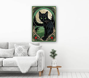 Meowsha | Andrea Record Fine Art | Yellowstone Spirit Southwestern Collection Painting Print Andrea Record Fine Art 