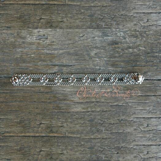 Mini Echo SG Liquid Silver Bracelet Bracelets Sergio Gutierrez Liquid Metal Jewelry 