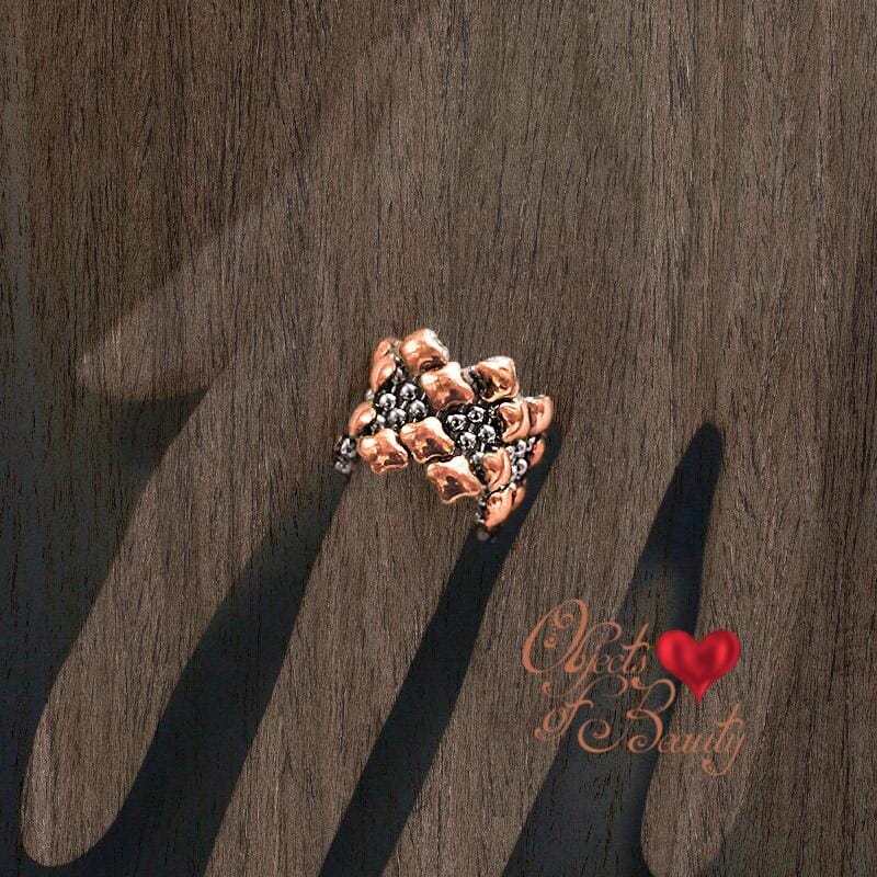 Mischa Stainless Steel Rose Titanium Ring | SG Liquid Metal Rings SG Liquid Metal 