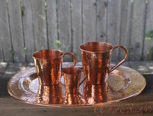 Moscow Mule Copper Mug 18 oz | Yellowstone Spirit Southwestern Collection Copper Cup Sertodo Copper 