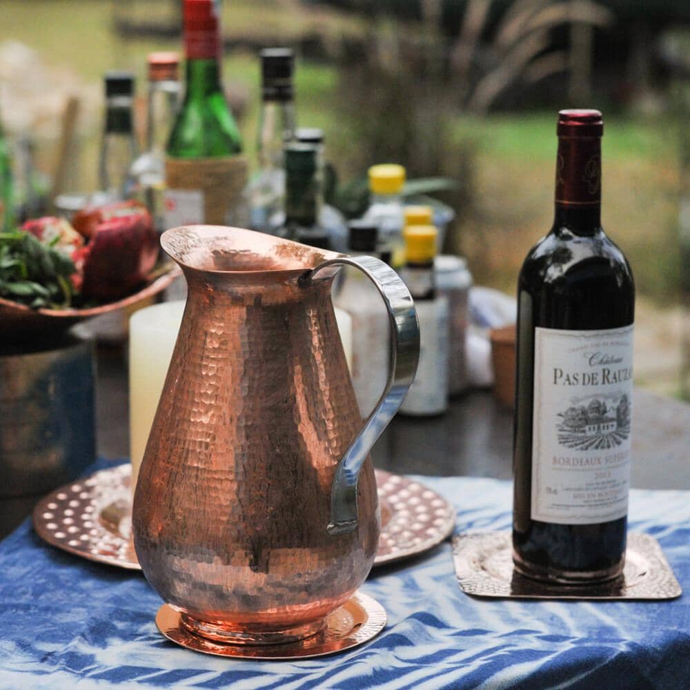 Napa Square Bottle Coaster | Sertodo Copper Copper Platter Sertodo Copper 