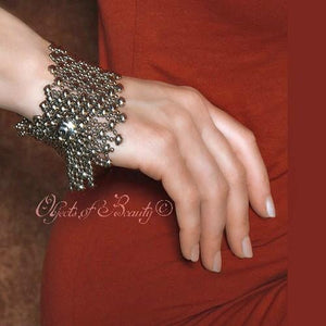 Natasha's Collar SG Liquid Metal Necklace | Yellowstone Spirit Southwestern Collection Necklaces Sergio Gutierrez Liquid Metal Jewelry 