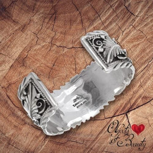 Navajo Forest Turquoise Sterling Bracelet | Yellowstone Spirit Southwestern Collection Turquoise Bracelet Objects of Beauty Southwest 